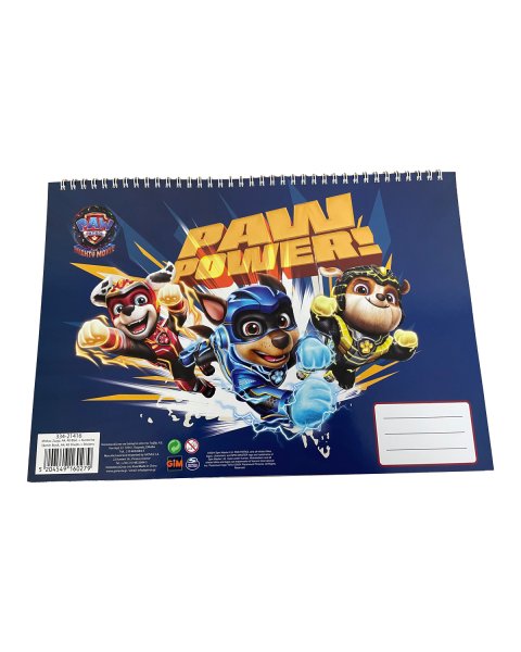 Μπλοκ ζωγραφικής Α4 με αυτοκόλλητα Paw Patrol