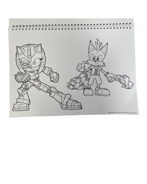 Μπλοκ ζωγραφικής Α4 με αυτοκόλλητα Sonic the Hedgehog