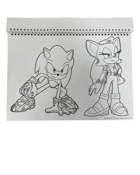 Drawing pad A4 with stickers Sonic the Hedgehog