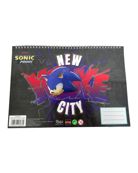 Drawing pad A4 with stickers Sonic the Hedgehog