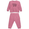 Tracksuit cotton fleece blend with embossed design (12 months-5 years)
