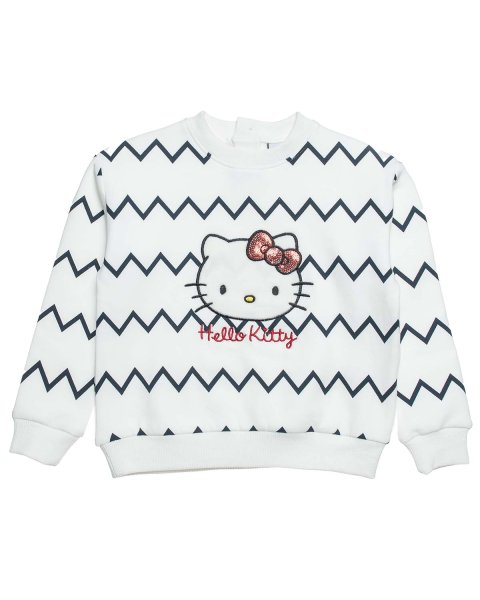 Top cotton fleece blend Hello Kitty with sequins (18 months-8 years)