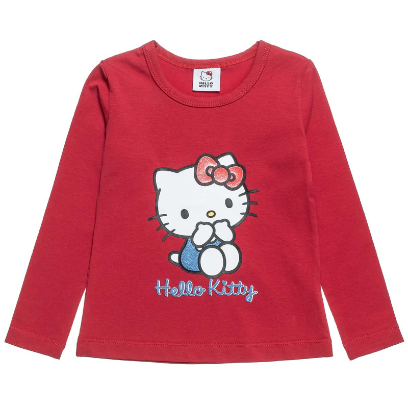Top Hello Kitty with embossed letters (18 months-8 years)