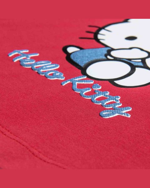 Μπλούζα Hello Kitty με ανάγλυφα γράμματα (18 μηνών-8 ετών)