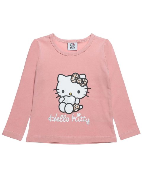 Μπλούζα Hello Kitty με μεταλλιζέ λεπτομέρειες (18 μηνών-8 ετών)
