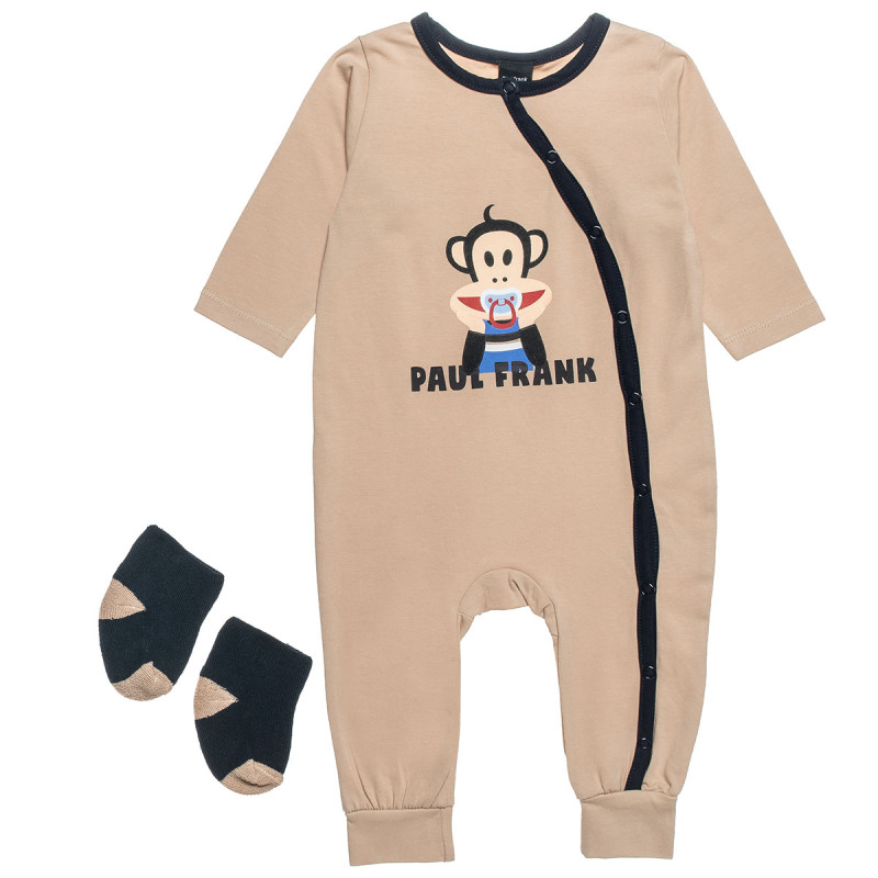 Φορμάκι με καλτσάκια Paul Frank με τύπωμα (1-12 μηνών)