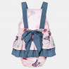 Babygrow with frill trim at the waist (1-12 months)