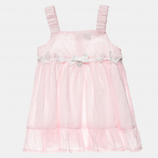 Φόρεμα με βολάν και διακοσμητικές πεταλούδες (12 μηνών-5 ετών)