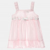 Dress with ruffles and decorative butterflies (12 months-5 years)