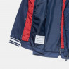 Jacket waterproof with removable hood and embroidery (12 months-5 years)
