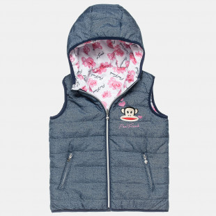 Double sided Paul Frank vest jacket with embroidery (12 months-5 years)