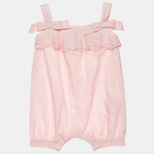 Babygrow with frill trim at the front (1-9 months)
