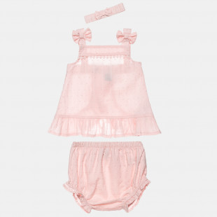 Set dress with underwear and hairband (3-18 months)