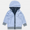 Double sided waterproof jacket with removable hood (6-18 months)