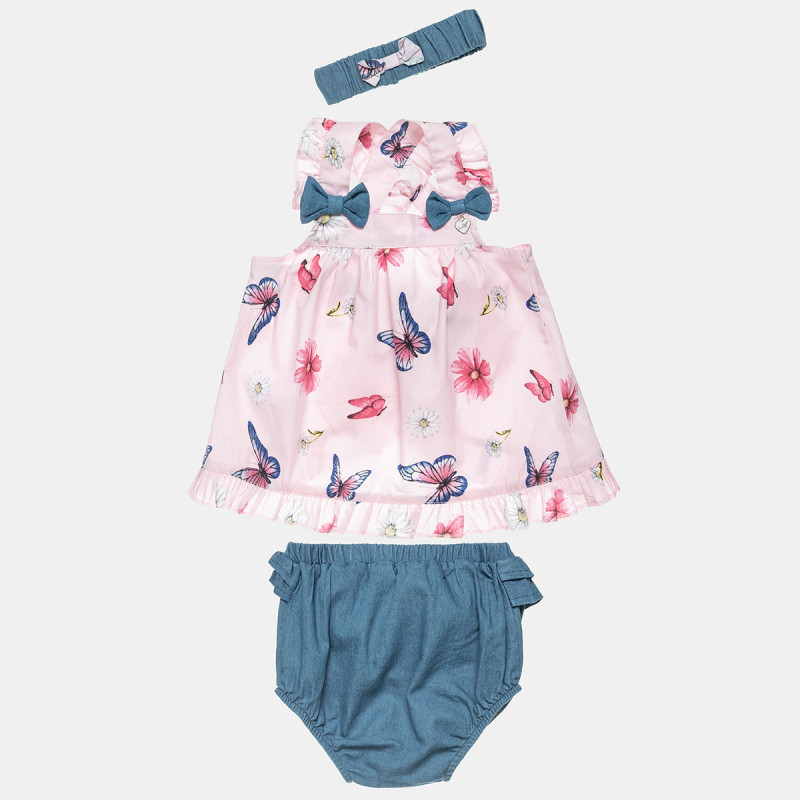 Set top, underwear and hairband (3-18 months)