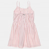 Dress 100% cotton with vertical stripes (6-16 years)