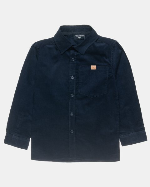 Corduroy shirt with pocket (12 months-5 years)