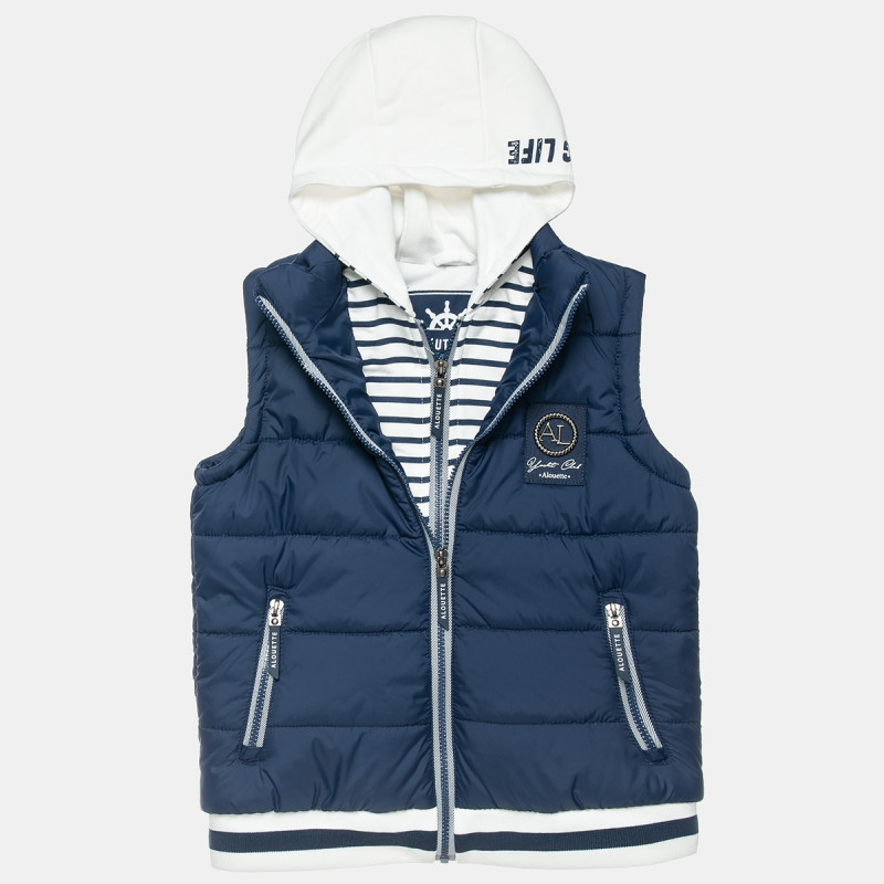 Vest jacket waterproof with embroidery (12 months-5 years)