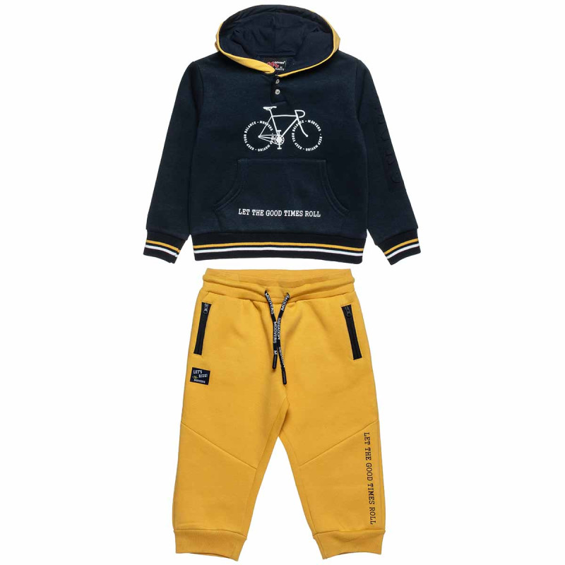 Tracksuit cotton fleece blend Moovers with print (18 months-5 years)