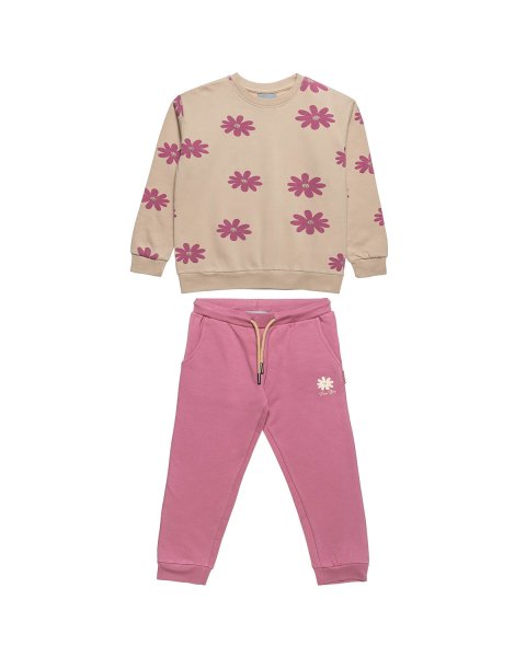 Tracksuit cotton fleece blend Five Star with glitter details (12 months-5 years)