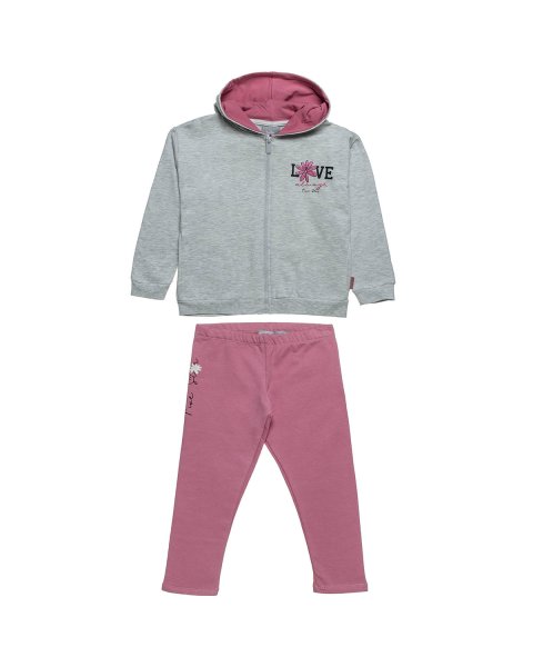Set cotton fleece blend Five Star with glitter and embossed details (12 months-5 years)