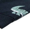 Zip hoodie cotton fleece blend with embossed elements (12 months-5 years)