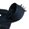 Zip hoodie cotton fleece blend with embossed elements (12 months-5 years)