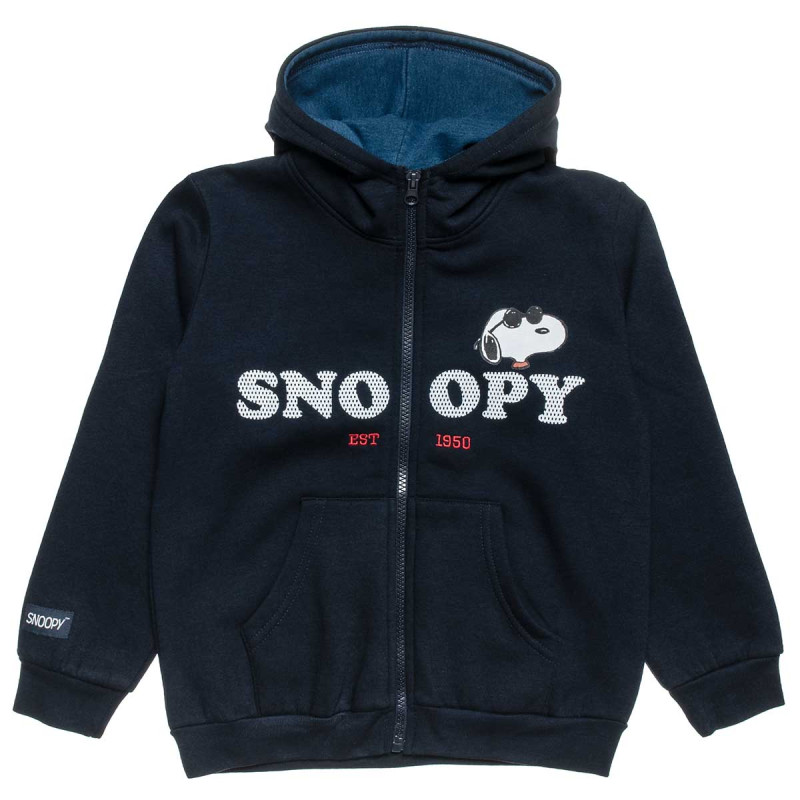 Ζακέτα φούτερ Snoopy με ανάγλυφο σχέδιο (12 μηνών-8 ετών)