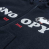 Zip hoodie cotton fleece blend Snoopy (12 months-8 years)