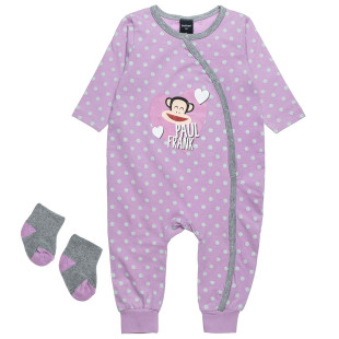 Babygrow Paul Frank with socks (1-12 months)
