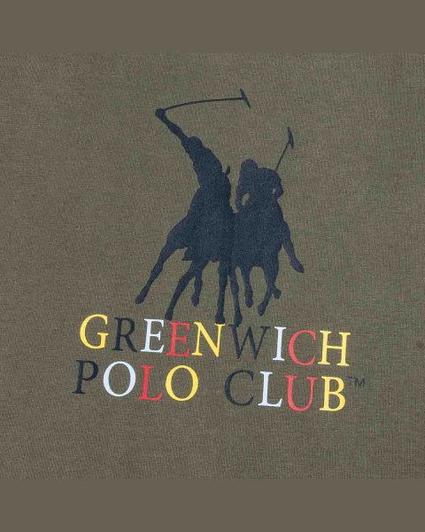 Μπλούζα Greenwich Polo Club με τύπωμα (2-16 ετών)