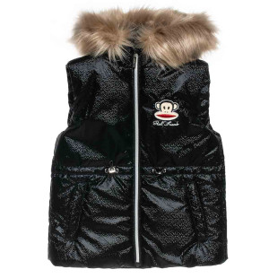 Vest-jacket Paul Frank with shiny effect and embroidery (6-16 years)