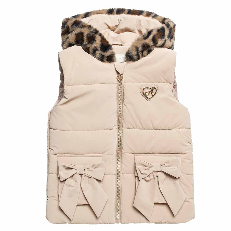 Vest-jacket with bows (12 months-5 years)