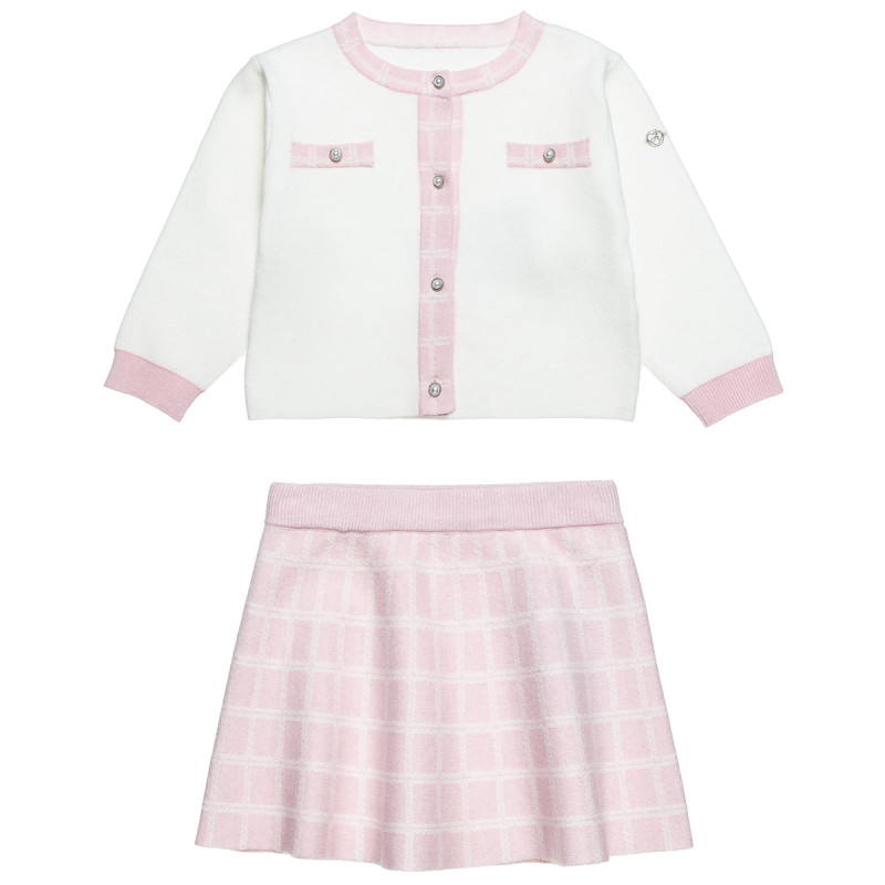 Σετ πλεκτό ζακέτα με φούστα (12 μηνών-5 ετών)