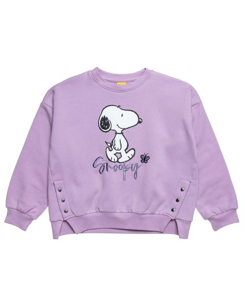 Top cotton fleece blend Snoopy with embroidery (18 months-5 years)