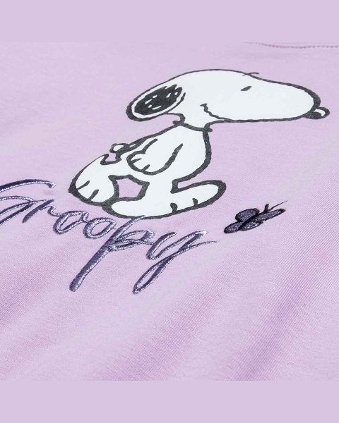 Μπλούζα φούτερ Snoopy με κέντημα (18 μηνών-5 ετών)