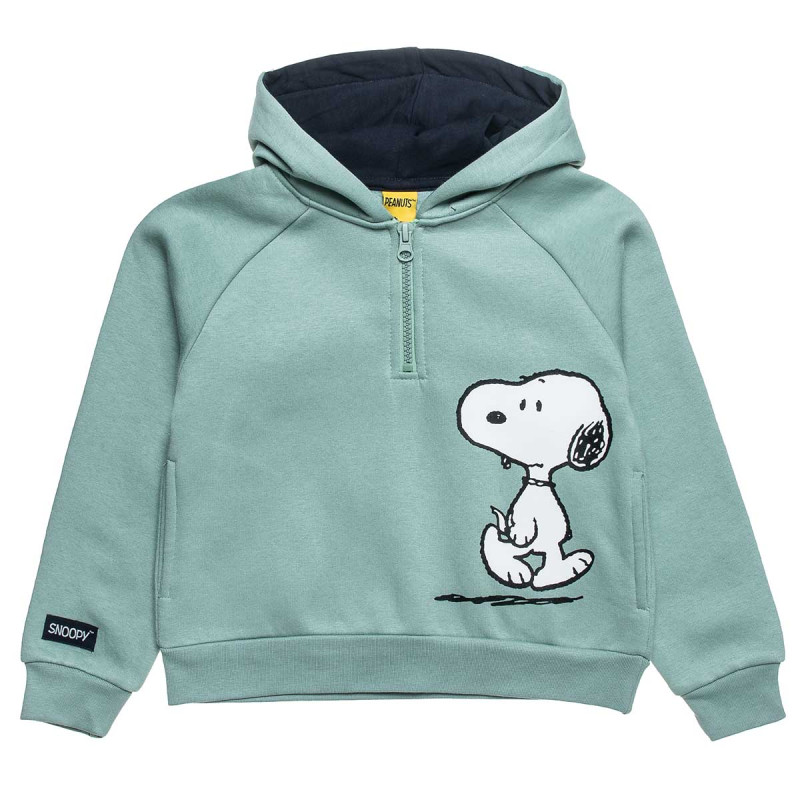 Top cotton fleece blend Snoopy with embossed design (18 months-8 years)