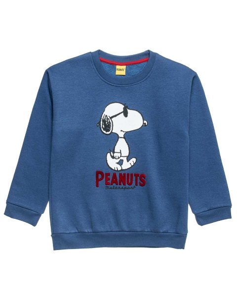 Μπλούζα φούτερ Snoopy με ανάγλυφα στοιχεία (18 μηνών-8 ετών)