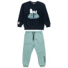 Set cotton fleece blend Snoopy with embossed design (12 months-8 years)