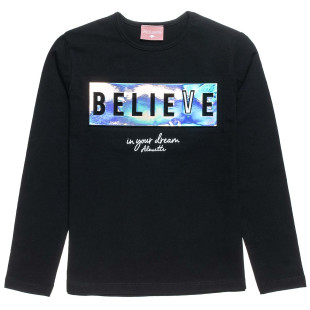 Top with embossed design (6-16 years)
