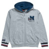 Zip hoodie Moovers cotton fleece blend with embroidery (6-16 years)