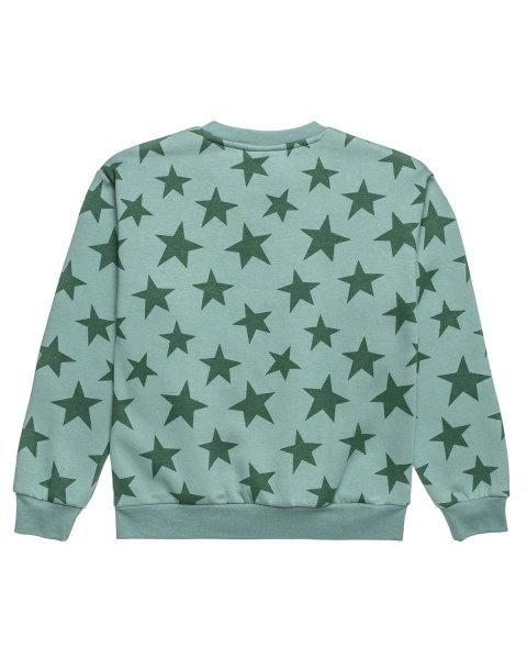 Long sleeve top cotton fleece blend Five Star with embossed print (12 months-5 years)