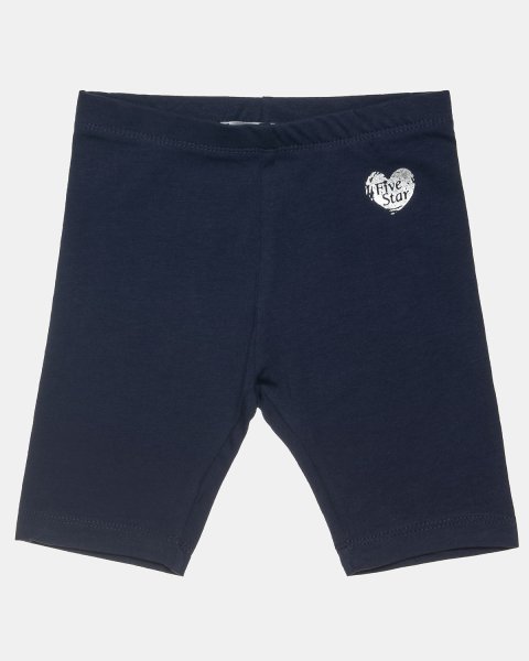 Capri leggings Five Star with shiny heart print (6 months-5 years)
