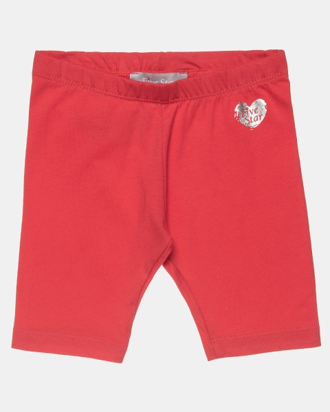 Capri leggings Five Star with shiny heart print (6 months-5 years)