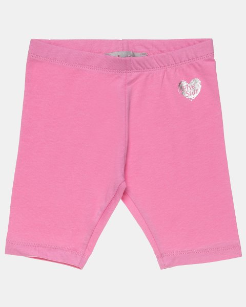 Capri leggings Five Star with shiny heart print (6 months-5 years)