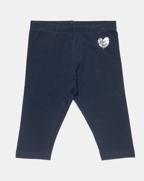 Leggings Five Star with shiny heart print (6 months-5 years)