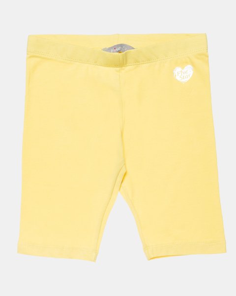 Biker leggings Five Star with shiny heart print (6-16 years)