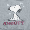 Μπλούζα φούτερ Snoopy με ανάγλυφα glitter στοιχεία (6-14 ετών)