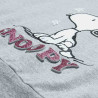 Top cotton fleece blend Snoopy with embossed glitter elements (6-14 years)