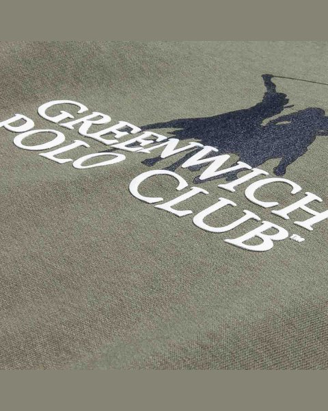 Μπλούζα Greenwich Polo Club με ανάγλυφο τύπωμα (2-16 ετών)